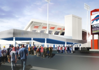 Buffalo Bills stadium rendering 340x240 Public venue projects signal U.S. ready for return to normal