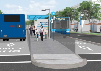 Photo courtesy of the city of Missoula Montana 340x240 Bus rapid transit system projects create high demand for goods and services from private sector partners