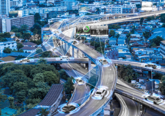 Smart Cities cars on highway WEB 340x240 Visionary municipalities lead way for Smart City contracting opportunities