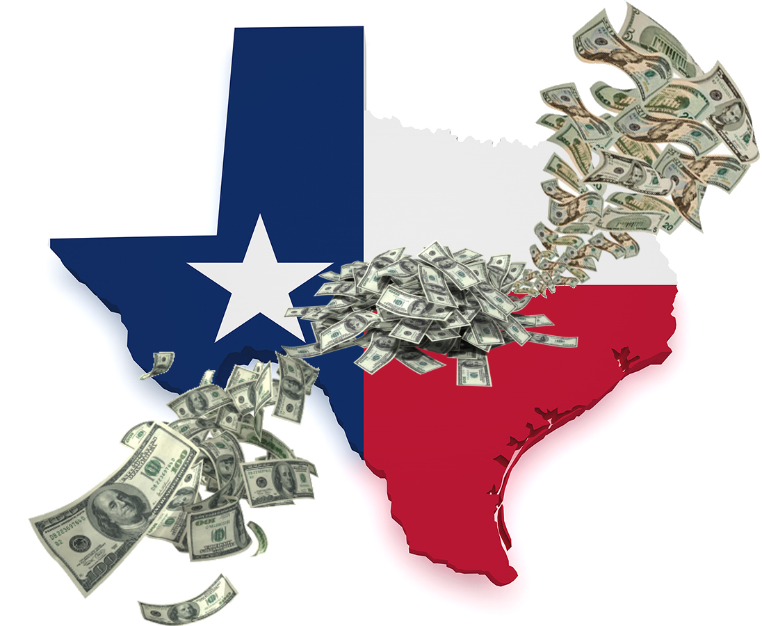 Billions of dollars beginning to flow to Texas…contracting opportunities are abundant