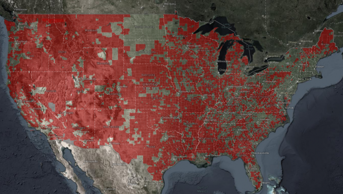 Broadband map provides insight into funding needs