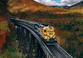 train fall colors WEB 340x240 Influx of federal funds spurring rail improvements nationwide
